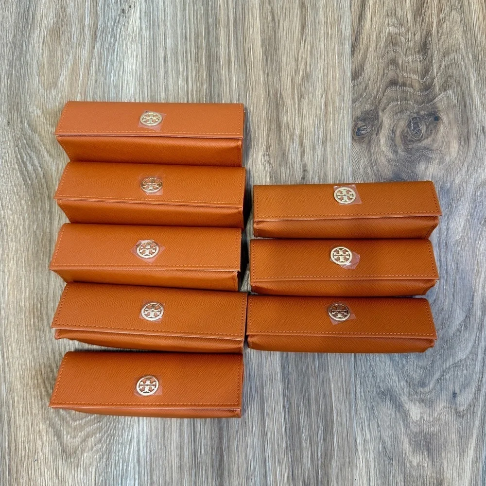 Tory Burch Orange Eyeglasses Case